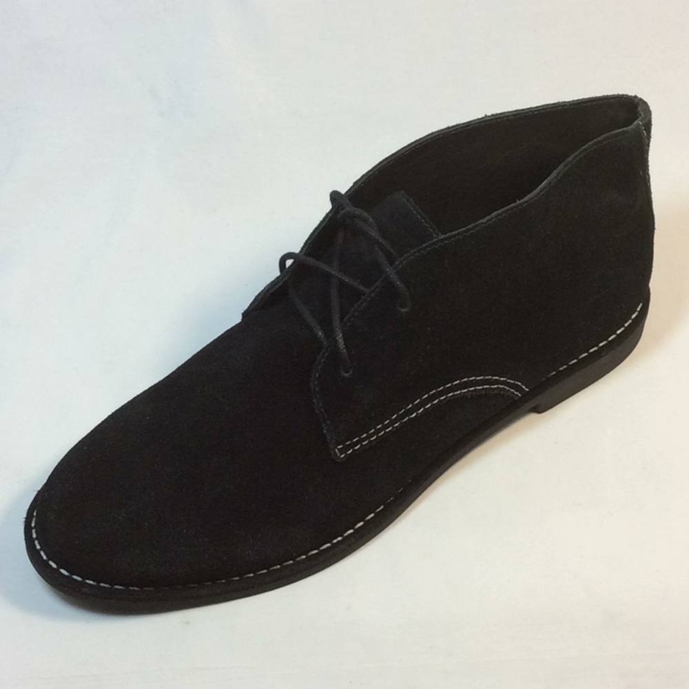 Bernardo women chukka boots suede black Sz. 10 NEW